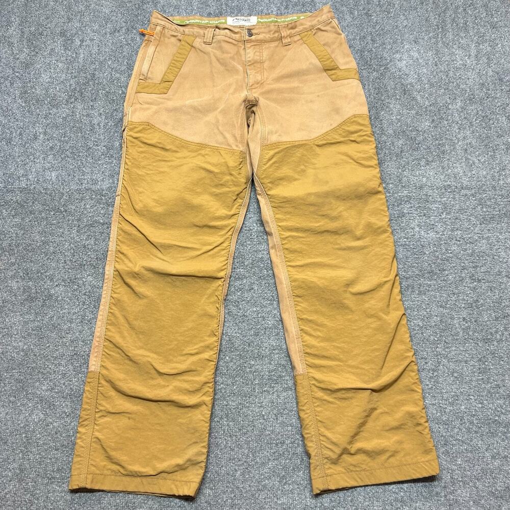 Mountain Khakis All Mountain Pants Men's 35x32 Brown Relaxed Fit Canvas